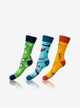 Ponožky pre ženy Bellinda - oranžová, zelená, modrá