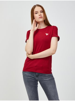 Tričká s krátkym rukávom pre ženy Guess - červená