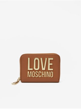Peňaženky pre ženy Love Moschino - hnedá