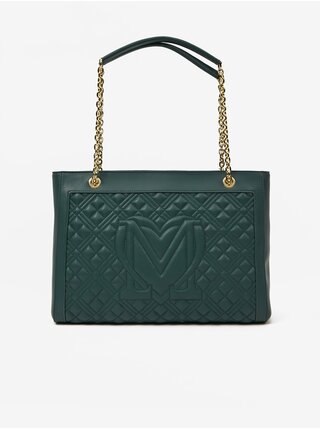 Tmavě zelená kabelka Love Moschino