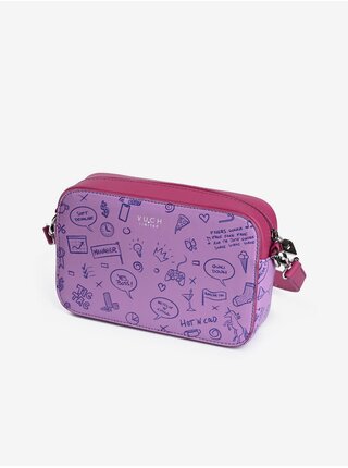 Růžová dámská crossbody kabelka Vuch Devided handbag 