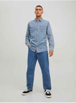 Světle modrá džínová košile Jack & Jones Jeff