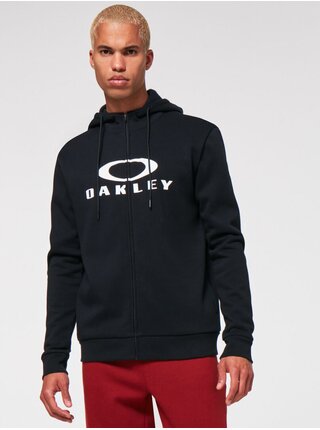 Černá pánská mikina na zip s kapucí Oakley