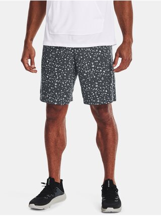 Šedé pánské vzorované kraťasy Under Armour 