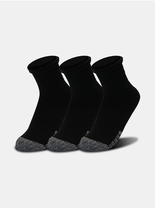 Ponožky Under Armour UA Heatgear Quarter 3pk - čierna