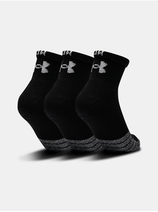 Sada tří párů sportovních ponožek v černé barvě Under Armour Heatgear
