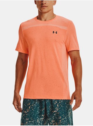 Oranžové pánské sportovní tričko Under Armour Seamless