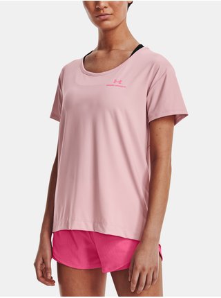 Ružové dámske športové tričko Under Armour Rush Energy