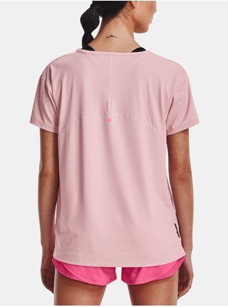 Růžové dámské sportovní tričko Under Armour Rush Energy