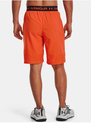 Nohavice a kraťasy pre mužov Under Armour - oranžová