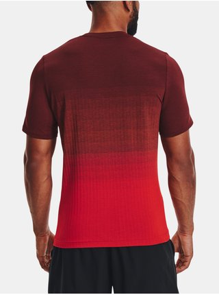 Červené pánské sportovní tričko Under Armour Seamless LUX
