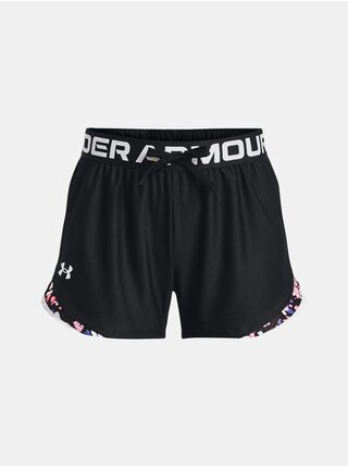 Čierne dievčenské športové šortky Under Armour Play Up