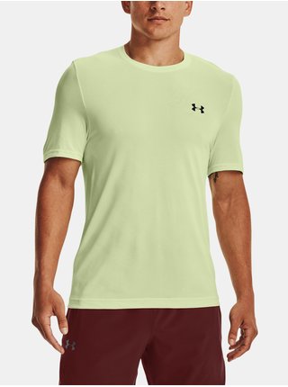 Světle zelené pánské sportovní tričko Under Armour Seamless Radial