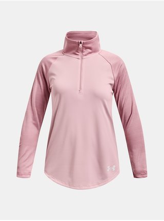 Růžové holčičí sportovní tričko Under Armour Tech Graphic