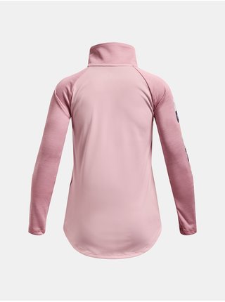 Ružové dievčenské športové tričko Under Armour Tech Graphic
