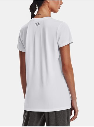 Biele dámske športové tričko Under Armour Tech Solid LC Crest
