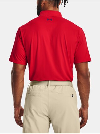 Polokošele pre mužov Under Armour - červená
