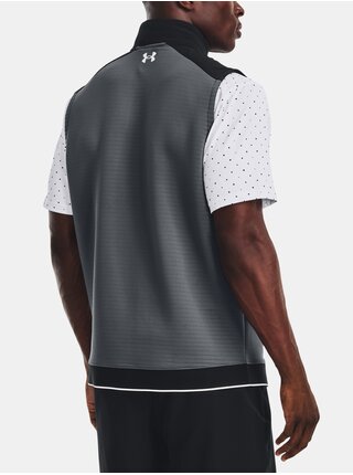 Černo-šedá pánská sportovní vesta Under Armour 