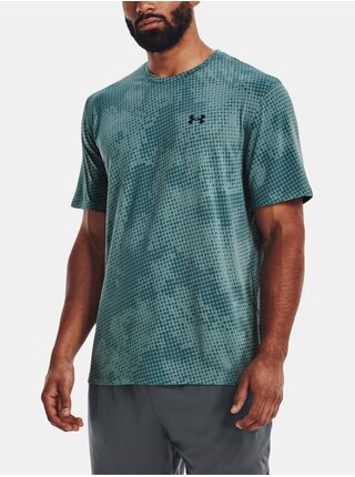 Zelené pánské vzorované sportovní tričko Under Armour