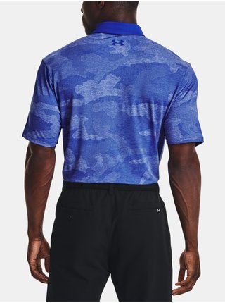 Modré pánské vzorované polo tričko Under Armour 
