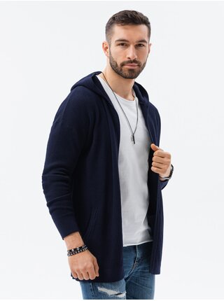 Tmavě modrý pánský svetr Ombre Clothing