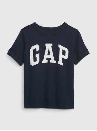 Tmavě modré klučičí tričko jersey logo GAP