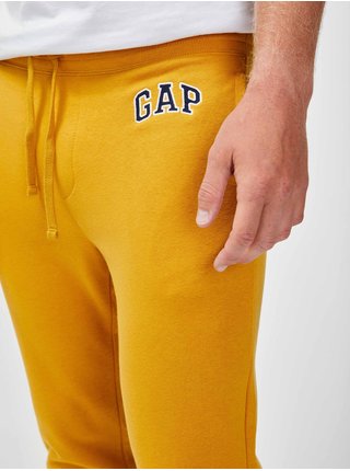 Žluté pánské tepláky s logem GAP fleece