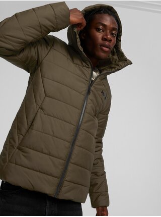 Khaki pánská prošívaná bunda Puma