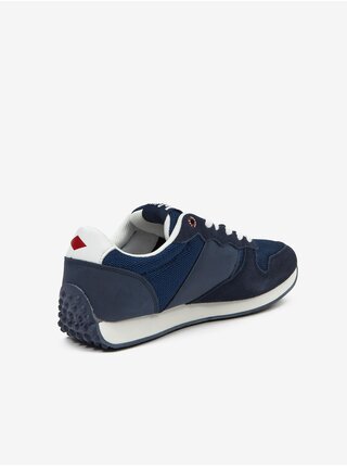 Tmavomodré pánske tenisky so semišovými detailmi Lee Cooper