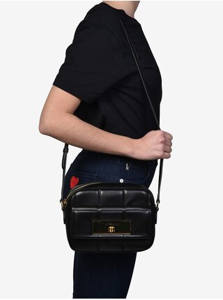 Čierna crossbody kabelka Love Moschino