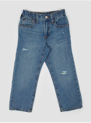 Modré dětské džíny s pružným pasem GAP