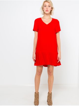 Voľnočasové šaty pre ženy CAMAIEU - červená