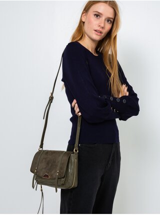 Khaki crossbody kabelka CAMAIEU  