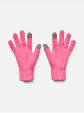 Růžové dámské funkční rukavice Under Armour 