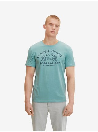 Tyrkysové pánské tričko Tom Tailor