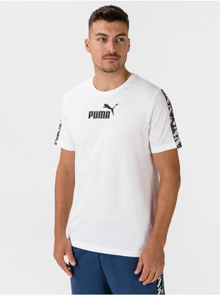 Bílé pánské tričko Puma Amplified