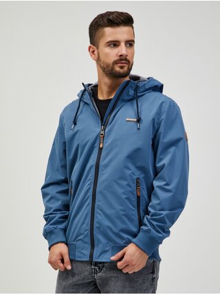 Modrá pánska ľahká bunda s kapucou Ragwear Percy