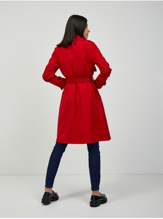 Trenčkoty a ľahké kabáty pre ženy ORSAY - červená
