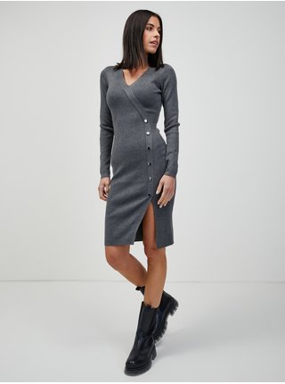 Mikinové a svetrové šaty pre ženy ORSAY - sivá