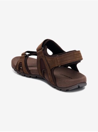 Hnědé pánské kožené sandály Merrell Sandspur
