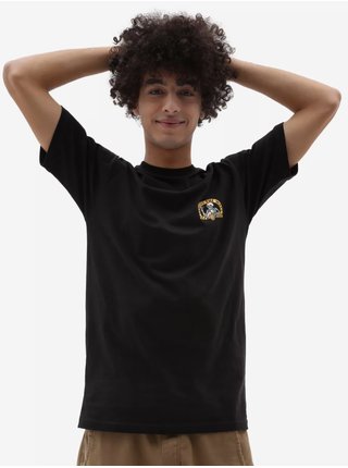 Černé pánské tričko s potiskem na zádech VANS Chillin Since 66