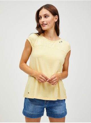 Tričká s krátkym rukávom pre ženy Ragwear - žltá