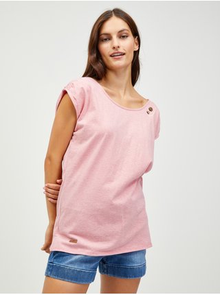 Světle růžové dámské tričko Ragwear Greta