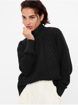 Černý dámský pletený svetr GAP
