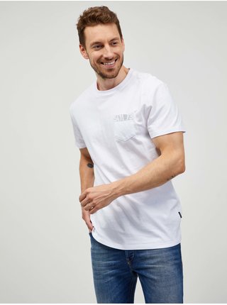 Bílé pánské tričko SAM 73 Quarip