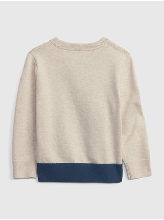 Béžový chlapčenský pletený sveter GAP