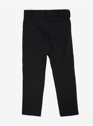 Černé dětské nepromokavé softshellové kalhoty Reima
