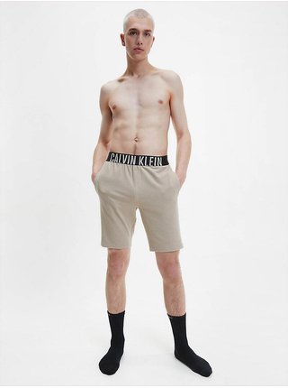 Béžové pánské kraťasy na spaní Calvin Klein Underwear
