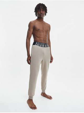 Béžové pánské pyžamové kalhoty Calvin Klein Underwear