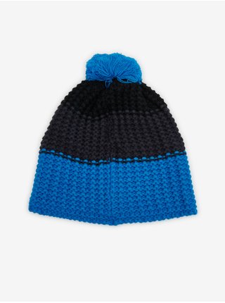 Čierno-modrá detská zimná čiapka s brmbolcom Sam 73 Rick